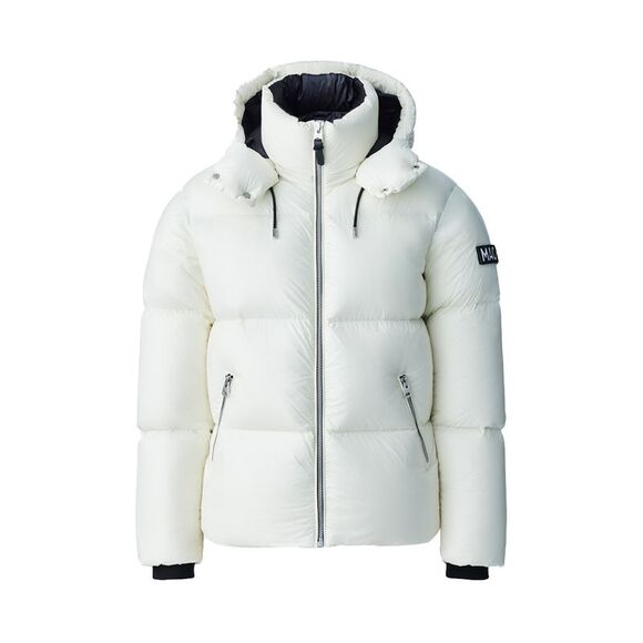 Mackage Kent Jacket Hooded Lustrous Light Down Men Cream
